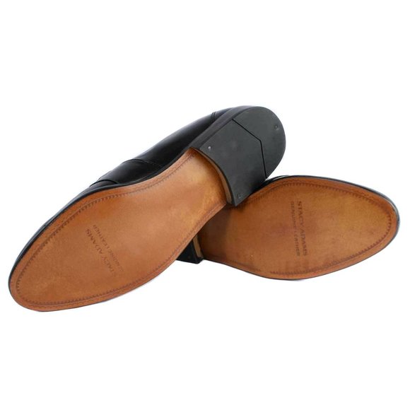 STACY ADAMS Black Leather Horsebit Tassel Loafers Size Men’s 9M - Picture 7 of 7
